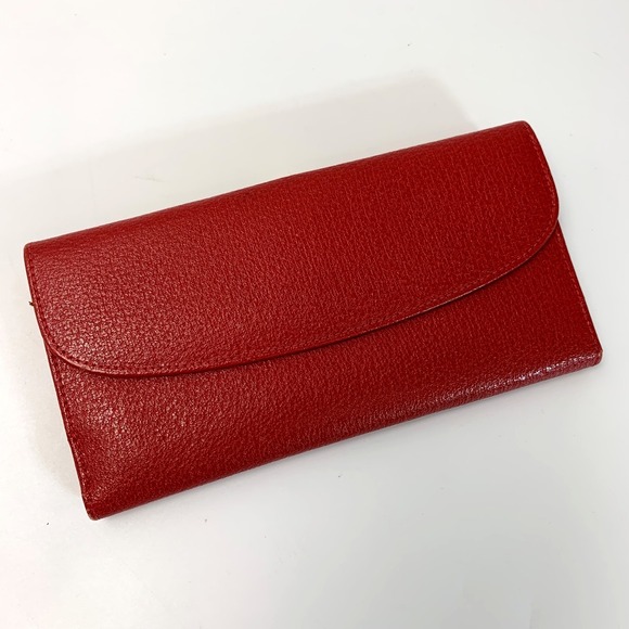 Gucci W hook Red Long Wallet C - Picture 2 of 7
